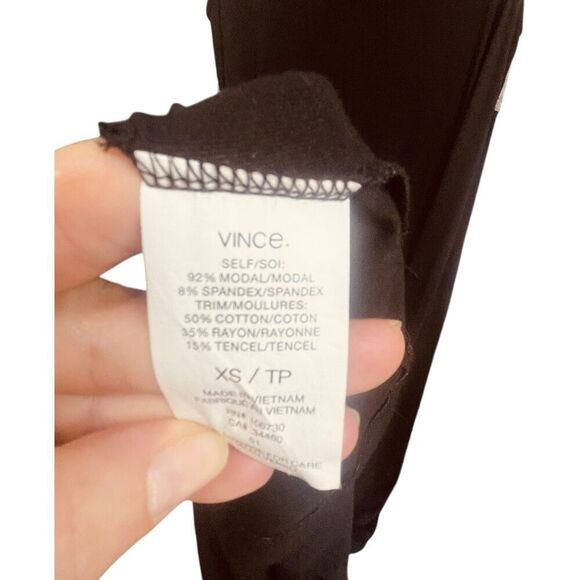 VINCE Sleeveless Soft Modal Jersey Chambray Back Maxi Tank Dress - Picture 10 of 12